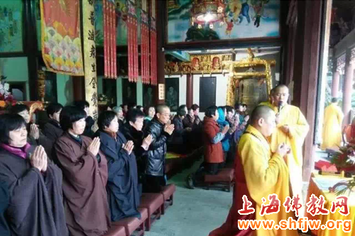 「报国寺」上海青浦报国寺举行初九供佛斋天祈福法会