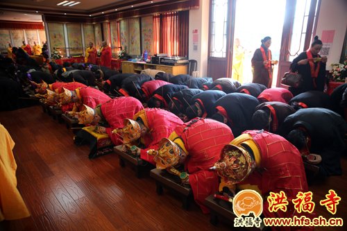 「佛教」上海洪福寺水陆法会第七天：圆满送圣