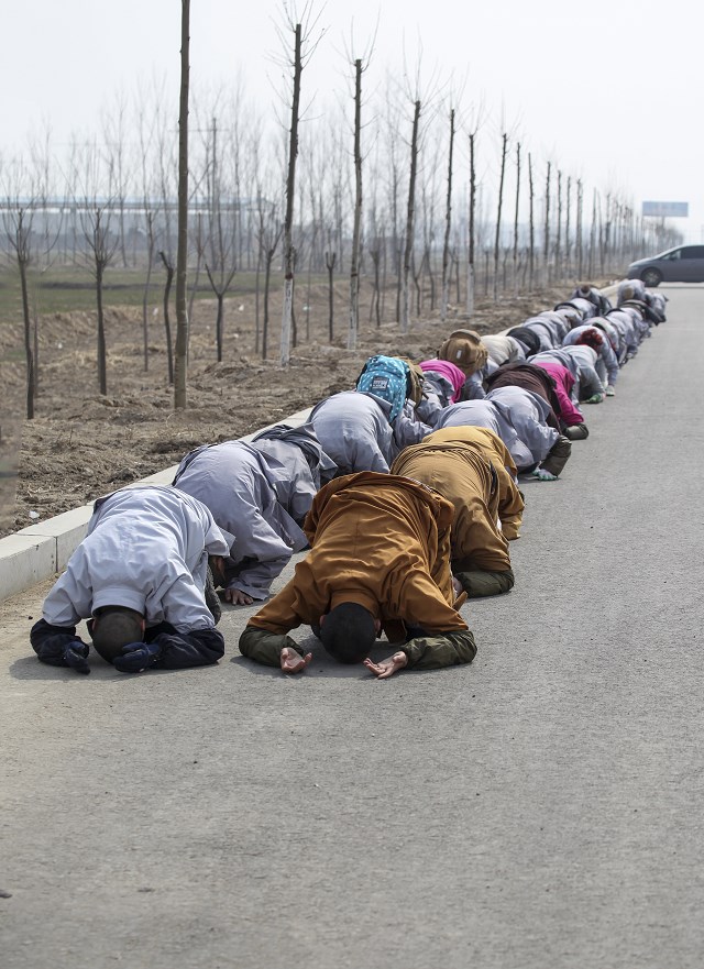 「五台山」农历正月十七传济法师三步一拜五台山---起香圆满