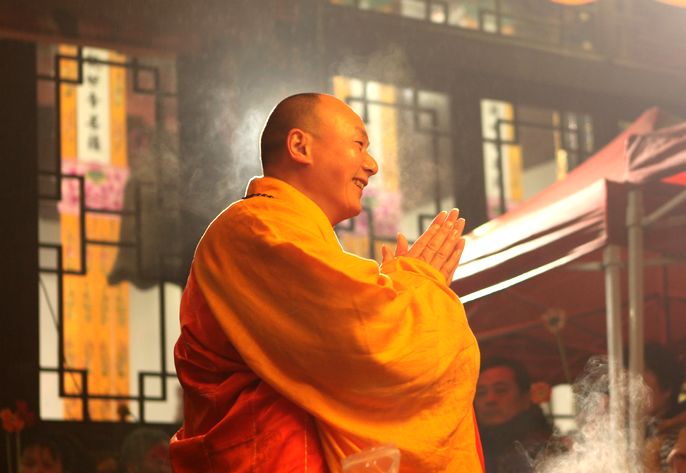2013年2月14日慧日禅寺供佛斋天吉祥法会