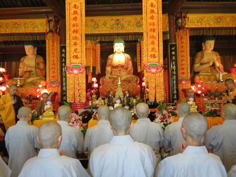 「佛教」北京佑胜教寺举行“女众短期出家法会”