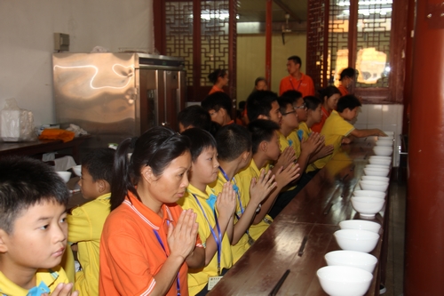 「佛教」2012广东深圳弘法寺第四届少儿国学夏令营正式开营