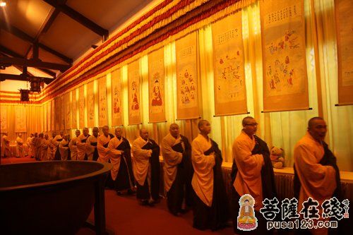 「佛教」江苏昆山延福禅寺举行百僧祈祷世界和平系列法会