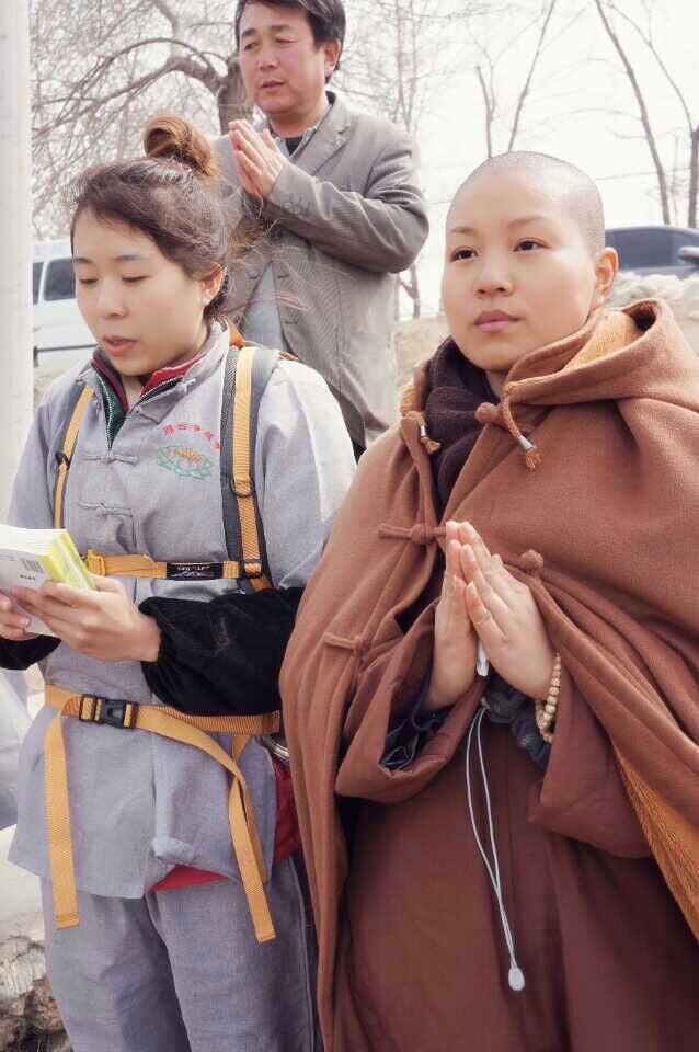 「五台山」传济法师三步一拜五台山之五：3月16-18日传融居士随行日记