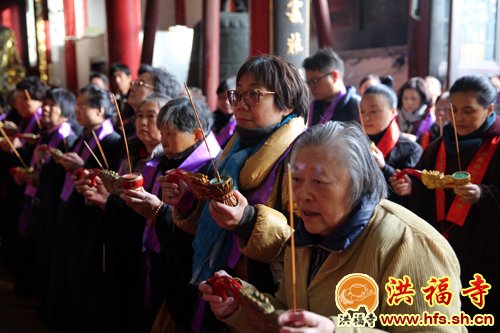 「佛教」上海洪福寺水陆法会第七天：圆满送圣