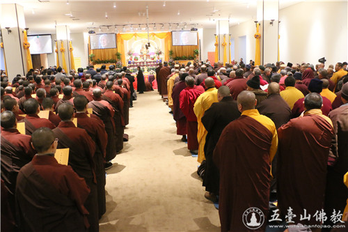 「佛教」五台山真容寺隆重举行斋僧祈愿法会