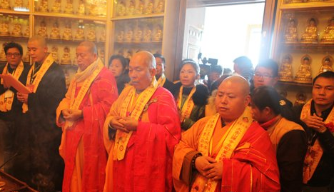 「金山寺」江西抚州大金山寺隆重举行金刚万佛报恩塔开光庆典法会