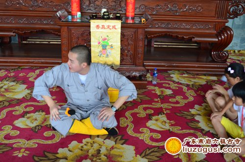「佛教」广东燕岩六祖古寺举行夏令营开营典礼