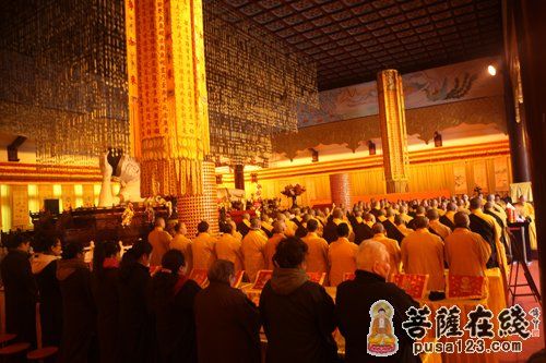 「佛教」江苏昆山延福禅寺举行百僧祈祷世界和平系列法会