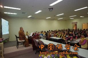 「佛教」心培和尚莅中天寺 谈人生处世的智能