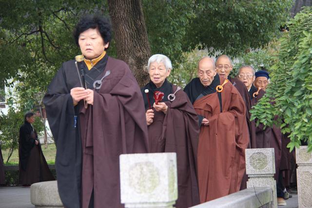 「佛教」苏州灵岩山寺举行佛教安养院成立两周年庆典