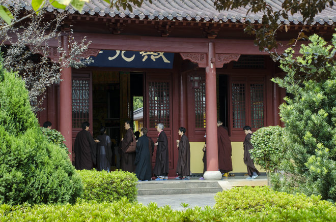 「佛教」江西东林寺9月上旬闭关念佛圆满出关 「佛教」江西东林寺9月上旬闭关念佛圆满出关