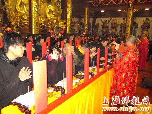 「佛教」上海西林禅寺举办乙未年初九供天祈福法会