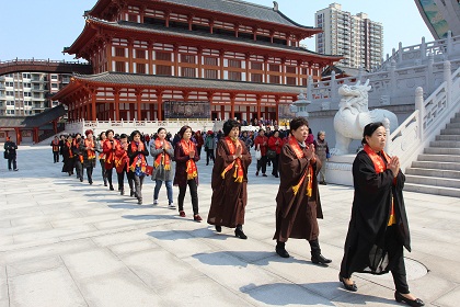 「千手观音」江苏常州宝林禅寺圆满举行财神菩萨开光暨千手观音殿装修启动洒净祈福法会