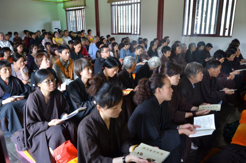 「佛教」寒山书院正信法师到江苏东渡寺宣讲《佛说阿弥陀经》法会圆满