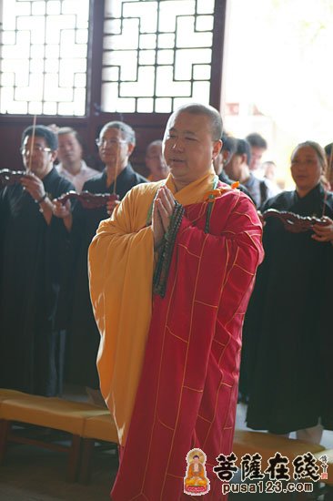 「佛教」上海寿安寺惟觉法师闭关仪式今日举行