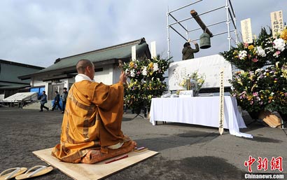 「日本地震」3•11大地震周年忌：日本各寺庙举行哀悼仪式