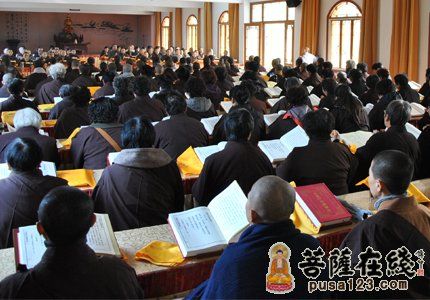 「佛教」浙江宁海慈云佛学院举行2012年法华七法会