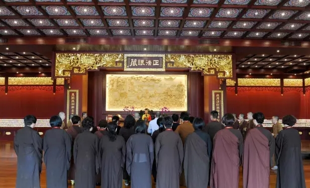 「广益」明生大和尚主法 广益法师三年闭关圆满