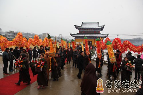 「佛像」江西九江法官禅寺隆重举行天王殿佛像开光庆典法会
