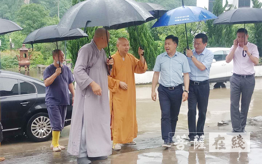 「绍兴」绍兴市上虞区委统战部领导前往通泽寺指导恢复开放筹备工作 「绍兴」绍兴市上虞区委统战部领导前往通泽寺指导恢复开放筹备工作