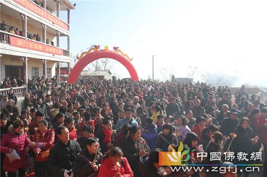 「佛教」湖北浠水胜乘寺迎请本焕长老舍利回山永久安奉