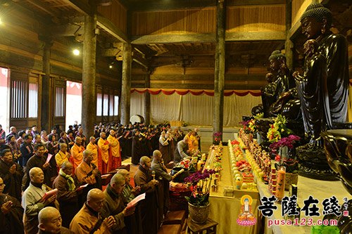 「大雄宝殿」福建福州鹅峰禅寺举行大雄宝殿佛像安座暨佛七法会