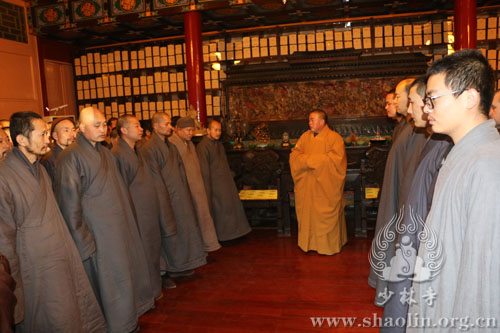 「佛教」河南嵩山少林寺乙未年精进禅七圆满“解七