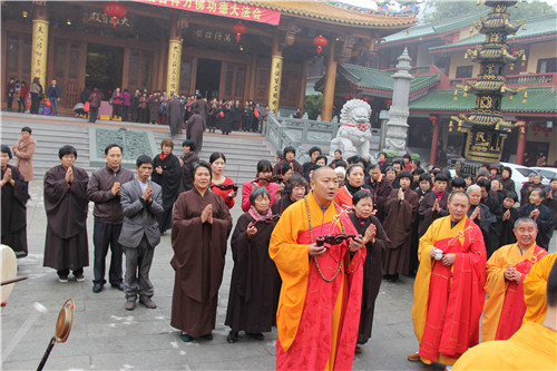 「佛教」福建厦门梵天禅寺万佛法会圆满举行斋天、放生、圆满供仪式