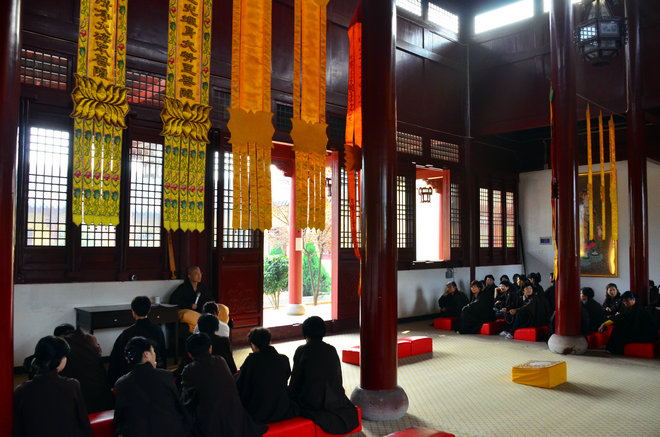 「东林寺」江西东林寺10月下旬10日闭关念佛圆满出关