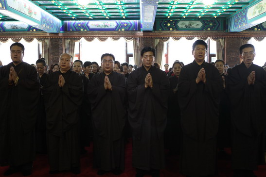 「佛教」北京灵光寺隆重举办授受三归五戒大法会