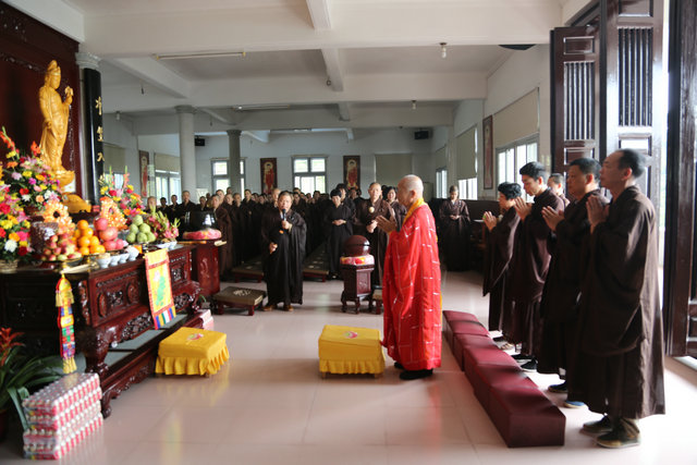 「佛教」广东尼众佛学院2015年度春季佛七法会圆满解七