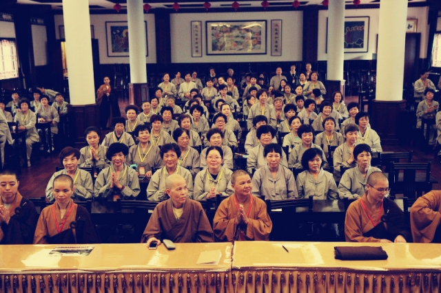 「佛教」浙江温州太平寺举行第九届短期出家活动
