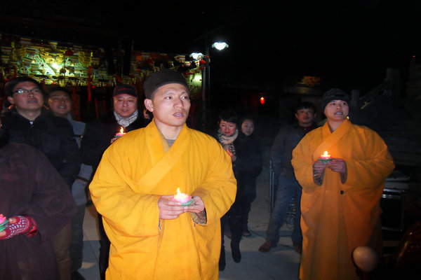 「佛教」江苏淮安景会禅寺传灯法会