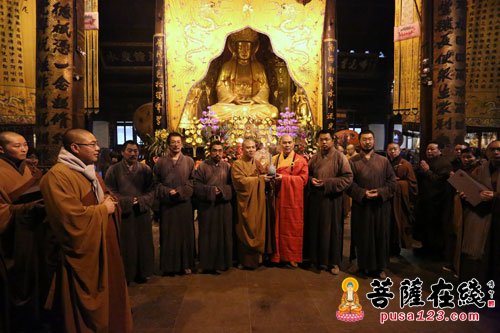 「普陀山」普陀山普济禅寺举行祈福法会暨毗卢观音仪式