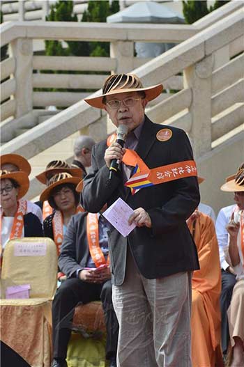「释星云」2017国际书展在台湾佛馆开幕 星云大师亲临现场