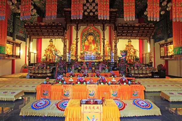 「大雄宝殿」重庆万州慈云寺隆重举行大雄宝殿落成暨佛像开光庆典法会