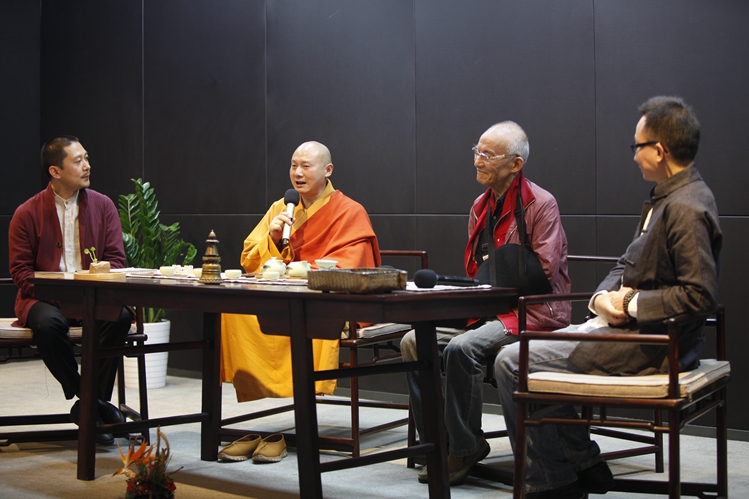 「赵一澄」2015年4月26号纪念弘一法师研讨会于山东临沂鸿儒美术馆举行