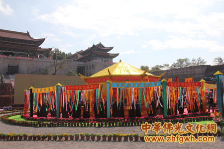 「坛城」广东梅州千佛塔寺隆重举行全国最大药师坛城动土兴建仪式