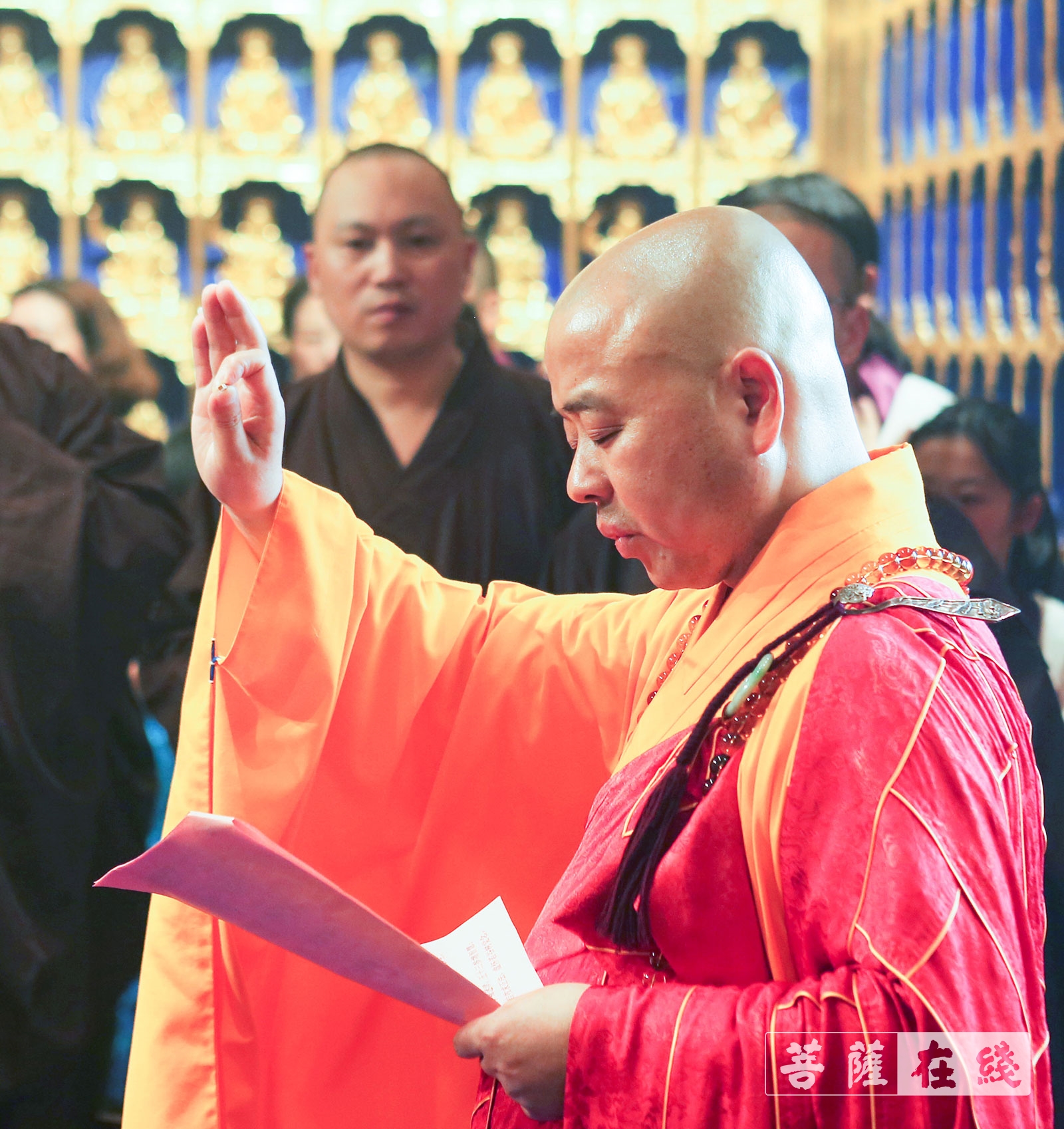 「文殊菩萨」文殊菩萨圣诞 绍兴龙华寺举行五方文殊殿全堂佛像开光法会 「文殊菩萨」文殊菩萨圣诞 绍兴龙华寺举行五方文殊殿全堂佛像开光法会