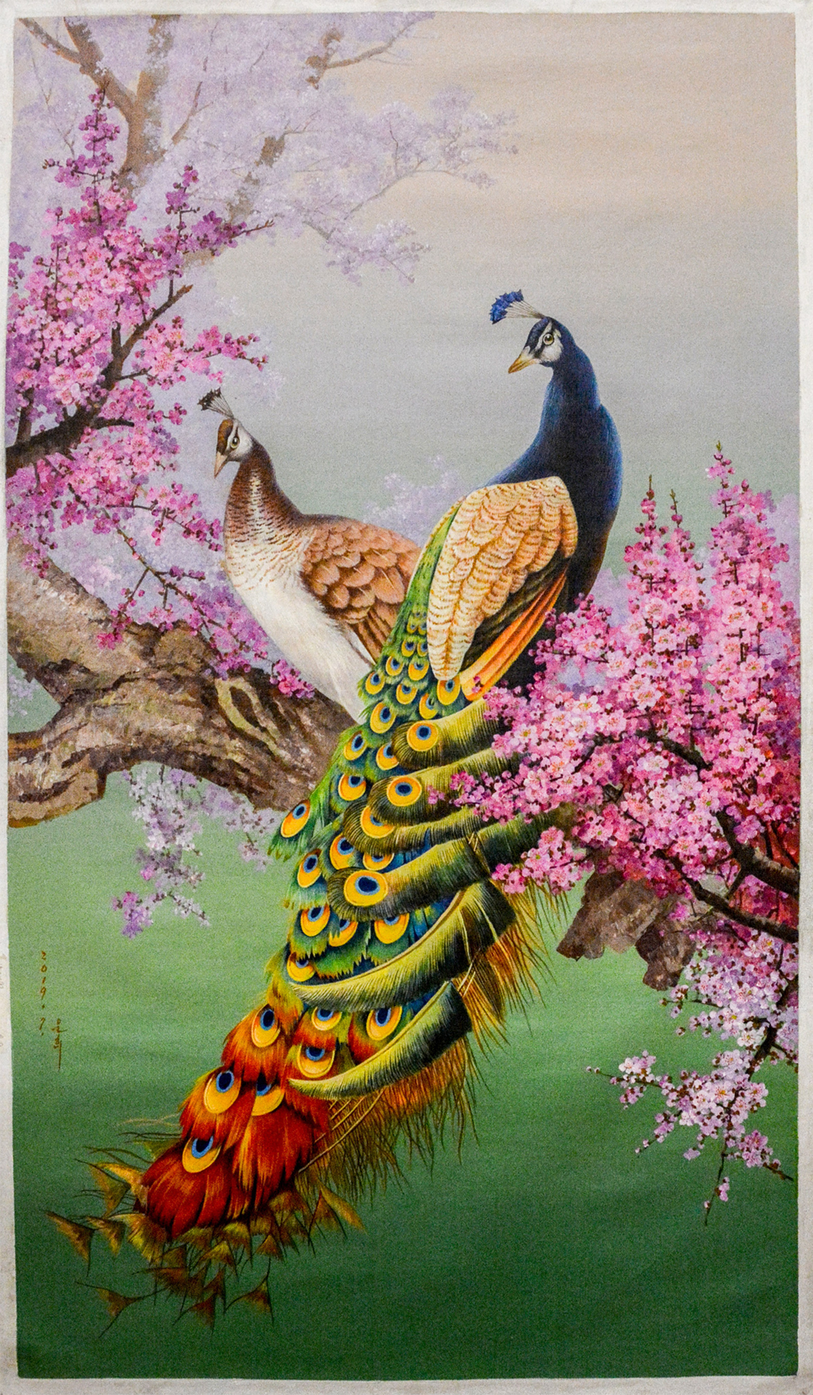 「佛教」峨眉山佛教协会迎新春书画艺术展之朝鲜油画展