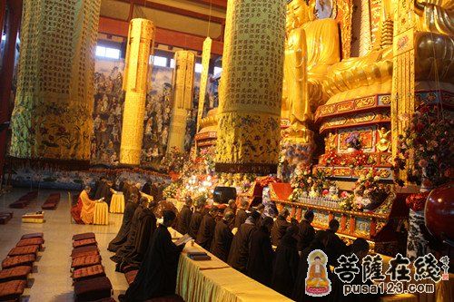 「佛教」江西大金山寺举行2012药师佛七祈福法会