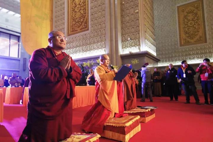 「佛教」法门寺佛指舍利盛世重光三十周年千人祈福传灯法会