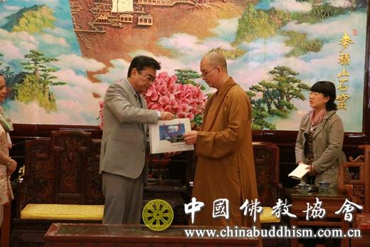 「中国佛教协会」尼泊尔驻华大使一行访问中国佛教协会