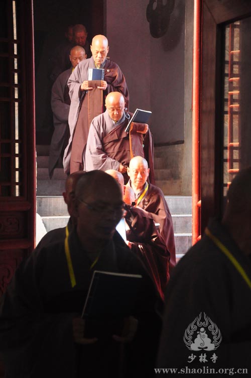 「佛教」少林寺癸巳年传授三坛大戒第九天：讲沙弥律仪、礼佛忏悔