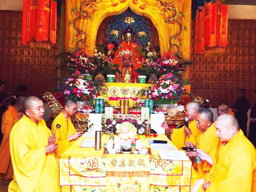 「佛教」河北邢台净域寺农历七月斋僧、供灯、祈福、超度法会圆满