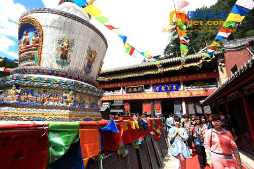 「五台山」山西五台山多座寺院举行伽蓝菩萨圣诞祈福祝圣法会
