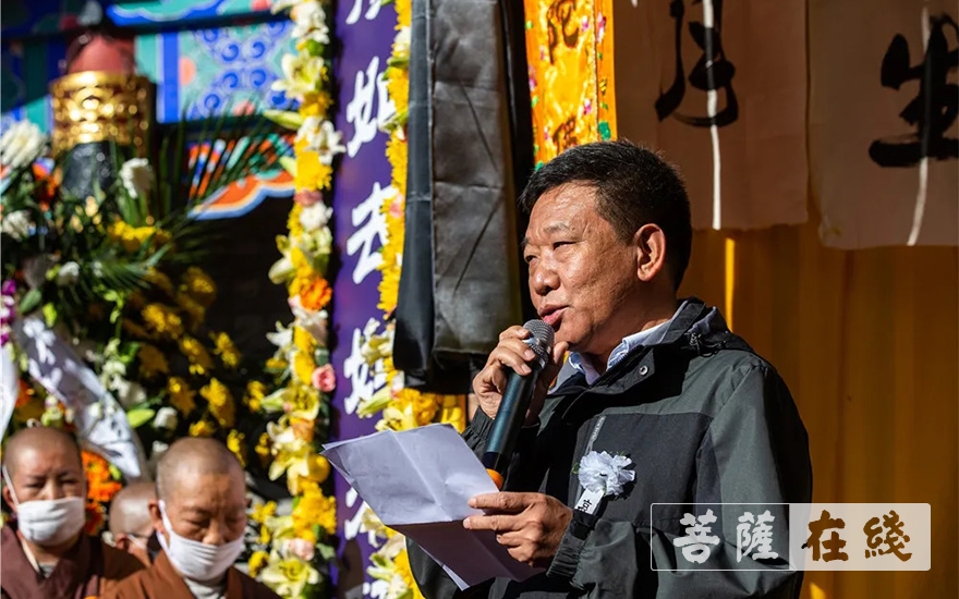 「佛教」五台山佛母洞举行悲月法师追思暨起龛安葬法会
