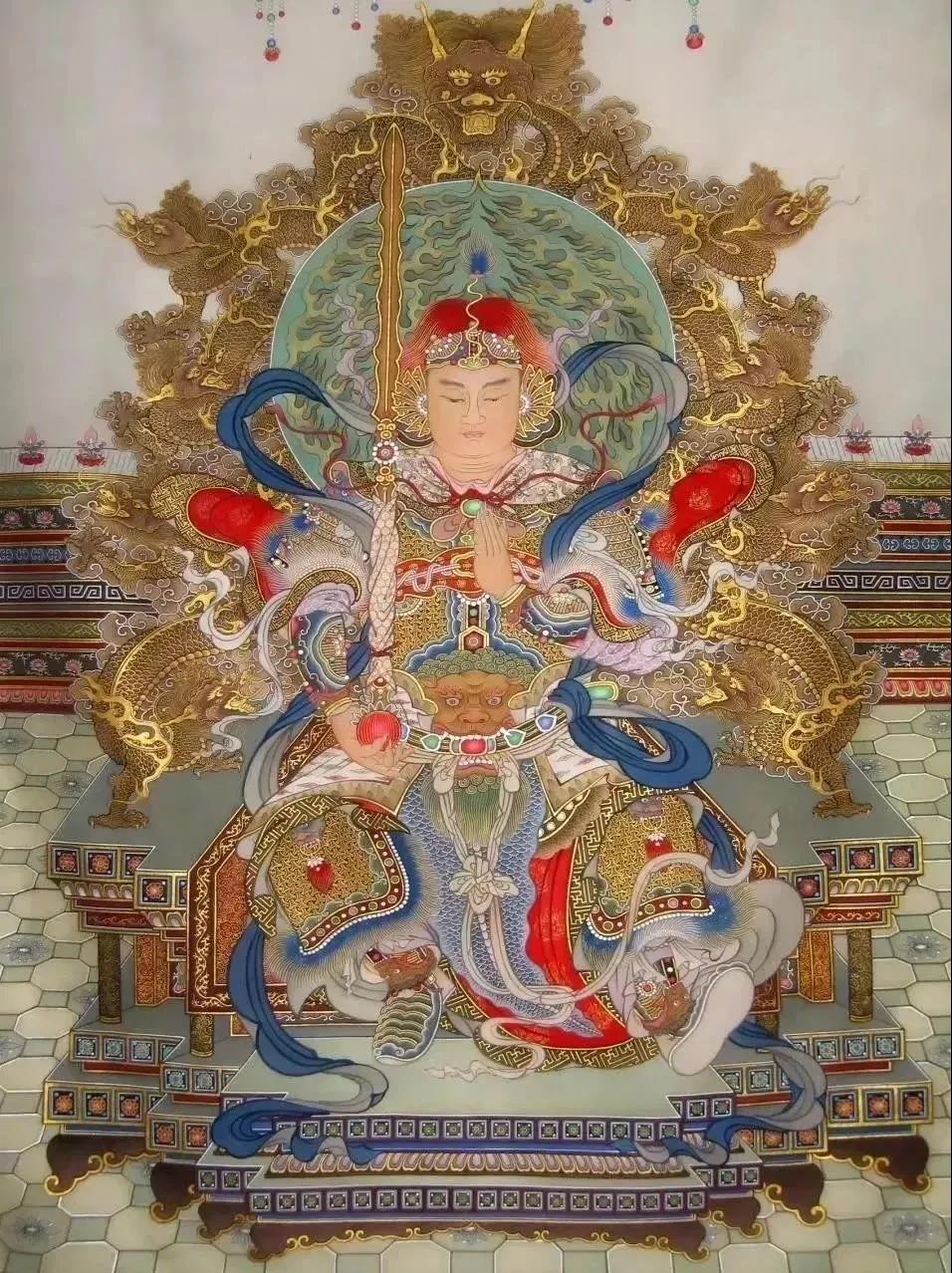 「佛教」今日恭逢韦驮菩萨圣诞！驱邪扶正气，​一杵镇山河！