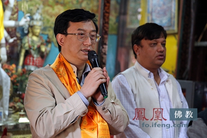 「佛教」中国佛教海巡团抵达尼泊尔 寻访发现佛祖家族